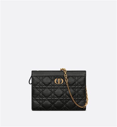 dior caro green|dior caro pouch with chain.